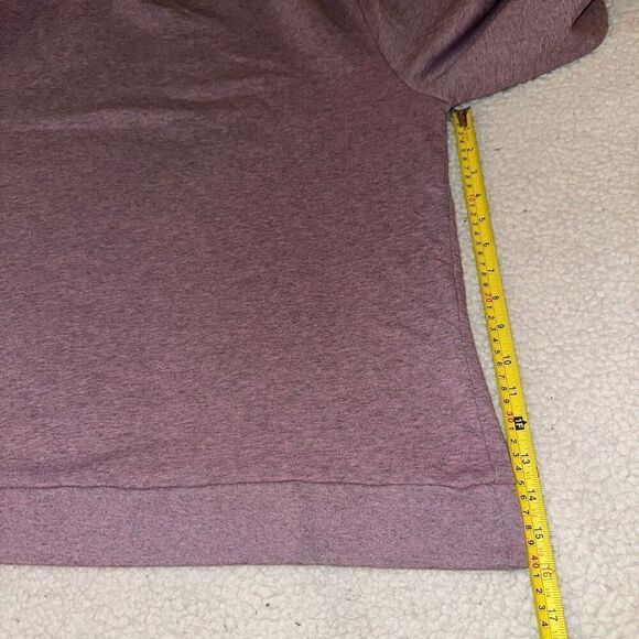 ASOS Women’s Heathered Pink Black Crewneck Sweatshirt Size Large NWT - Picture 9 of 11